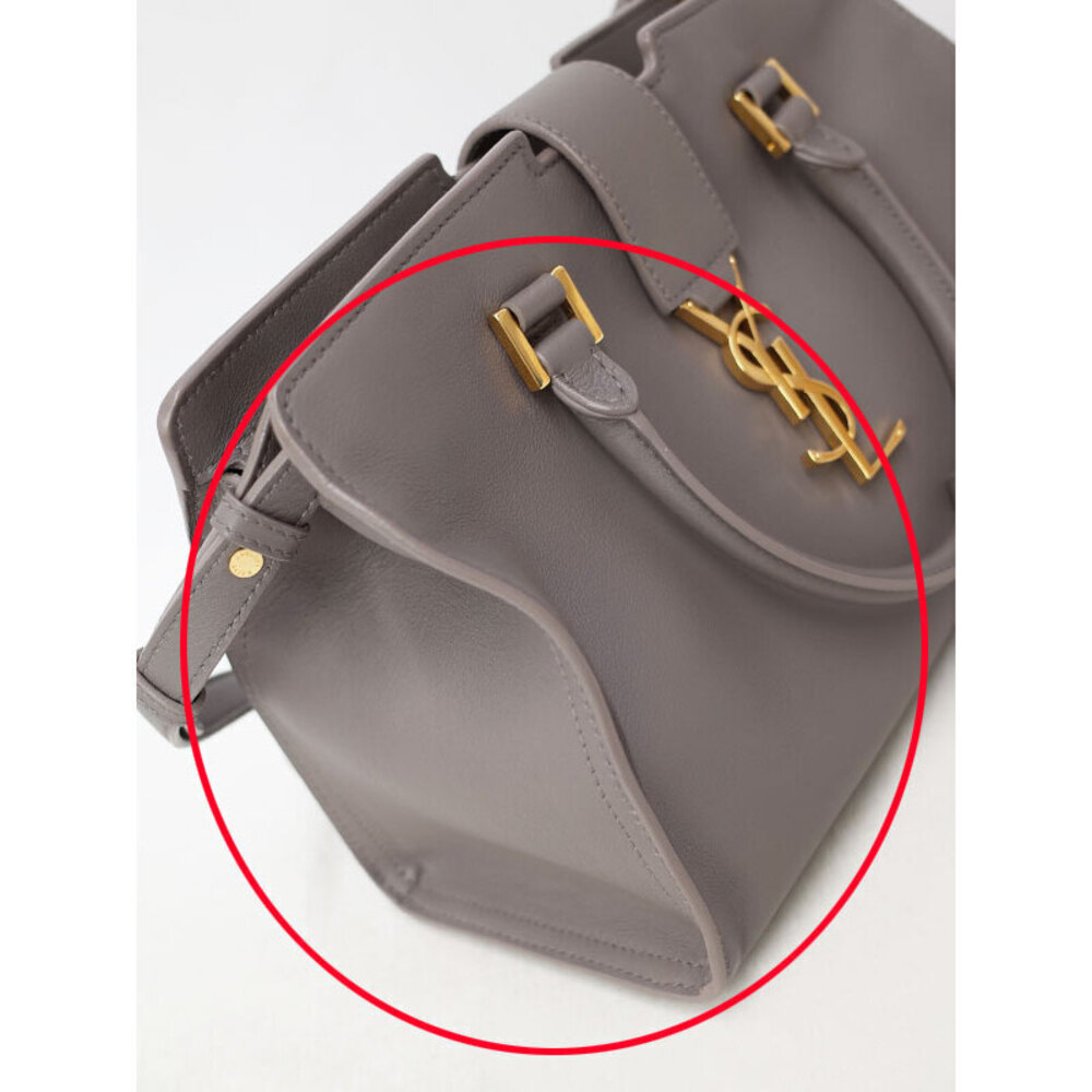 SAINT LAURENT PARIS Cabas 2WAY Leather Handbag - Picture 8 of 9